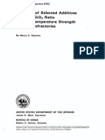 High-Temperature Strength of MgO Refractories, Report of Lnvestigations 8732