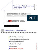 Isolantes Térmicos e acústicos