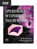 Download Applied Design of Experiments and Taguchi Methods by Palacharla Satyanarayana Chowdary SN213302722 doc pdf
