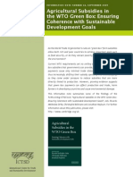 Download Agricultural Subsidies in the WTO Green Box Ensuring Coherence with Sustainable Development Goals by International Centre for Trade and Sustainable Development SN21330884 doc pdf