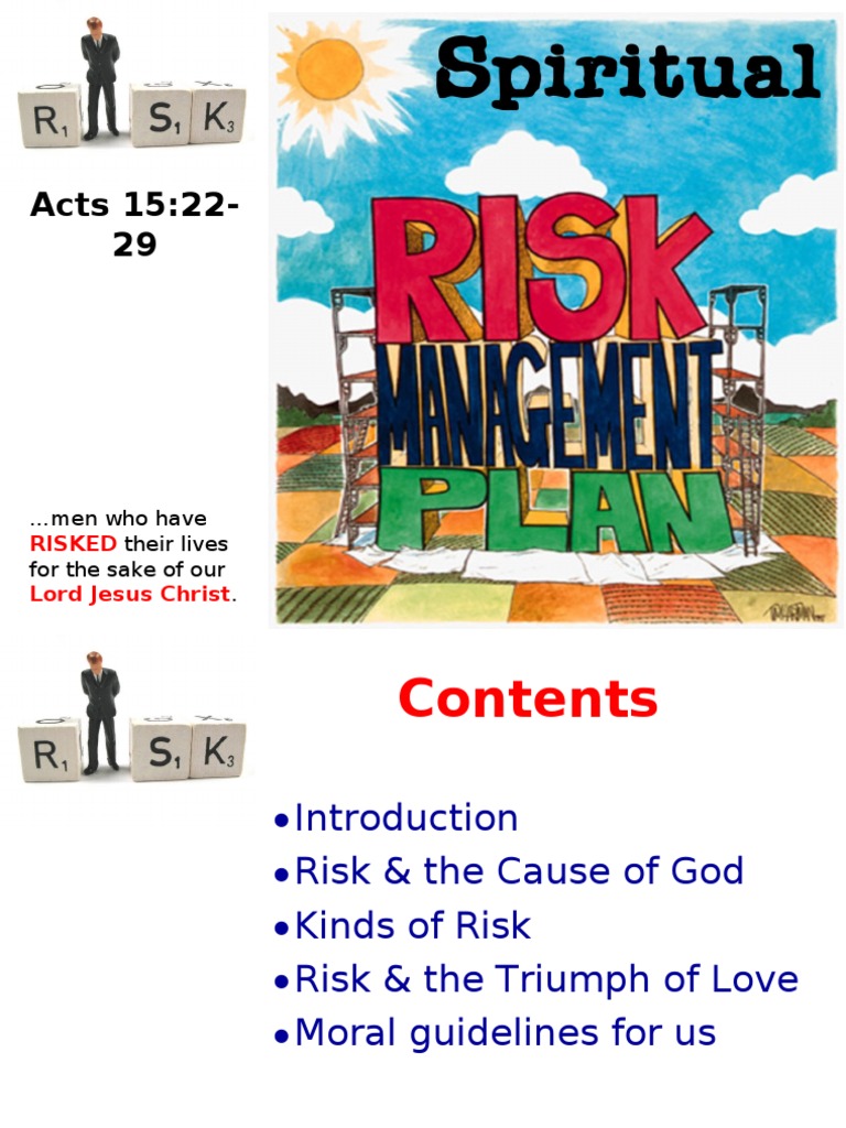 Spiritual Risk Management by RBJJ | Download Free PDF | Gospel Of Luke ...