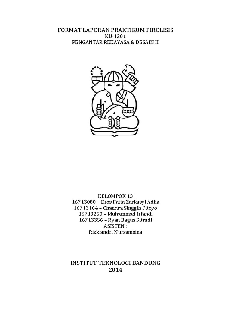 Laporan Praktikum Pirolisis