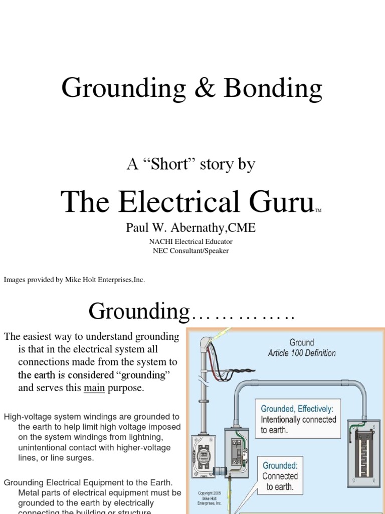 Electrical Grounding And Bonding Pdf – YSWD