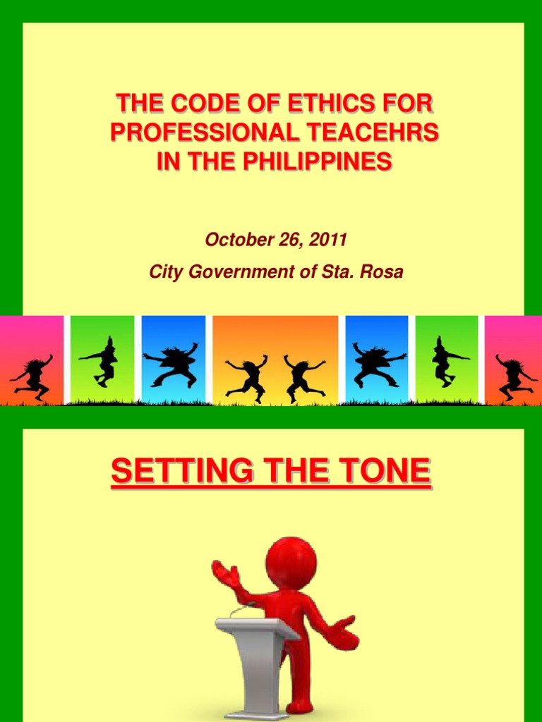 Code of Ethics for Professional Teachers | PDF | Profession | Licensure