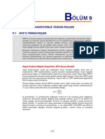 9-Alan Etkili Transistörlü Yükseltecler