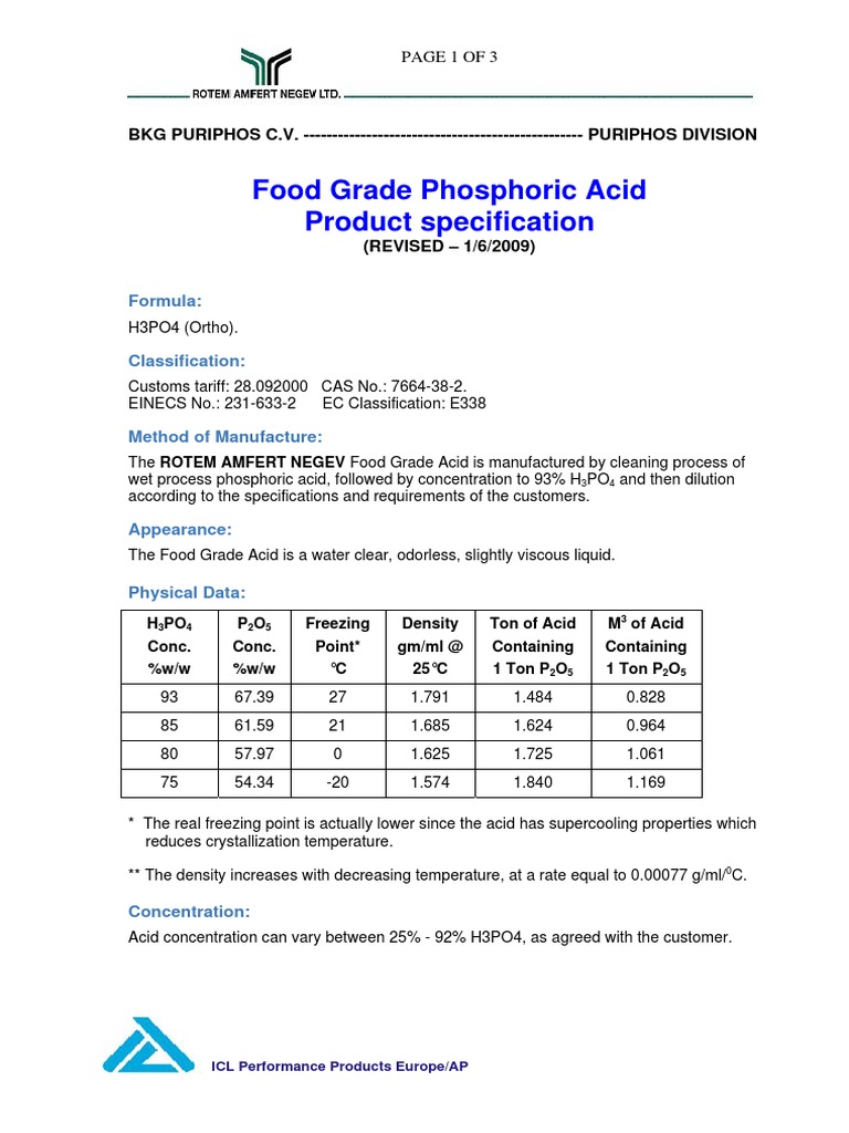 Phosphoric Acid 75% - Technical Grade (H3PO4) | Buy Online, image size:768x1024