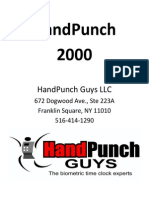 HandPunch 2000 Manual