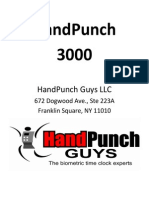 HandPunch 3000 Manual