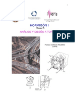 HORMIGON I-Tema 7 Análisis y Diseño A Torsión.