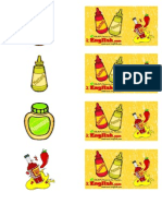 Condiments Cards
