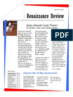 The Renaissance Review: Sales Ahead! Look There!