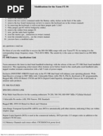 Modifications For The Yaesu FT-50 PDF