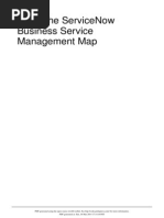 Using The ServiceNow Business Service Management Map