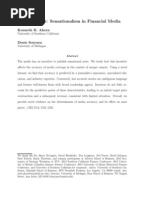 Download Rumor Has It -- Sensationalism in Financial Media by Anthony DeRosa SN213373921 doc pdf