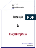 Introdução a reações orgânicas