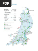 Tohuku Electric Power Company Grid Map