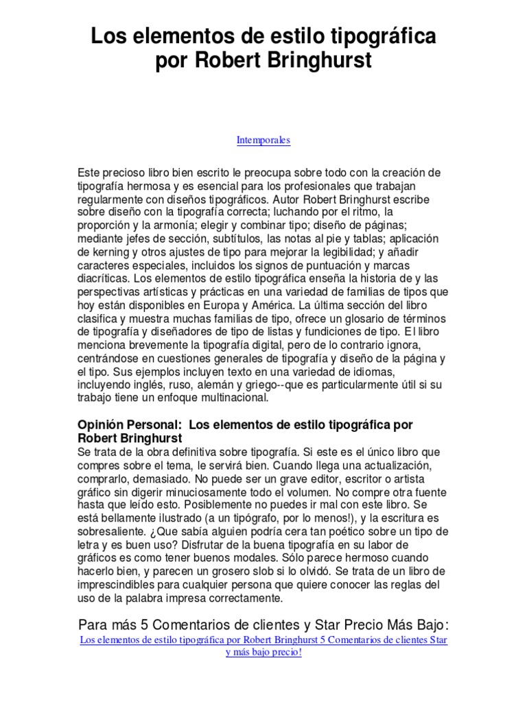 Elementos Del Estilo Tipografico Robert Bringhurst Pdf Download