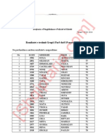 Rezultatet e Shkollës Së Policisë 19.03.2014 Grupi I Pare