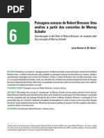 Paisagens Sonoras de Robert Bresson