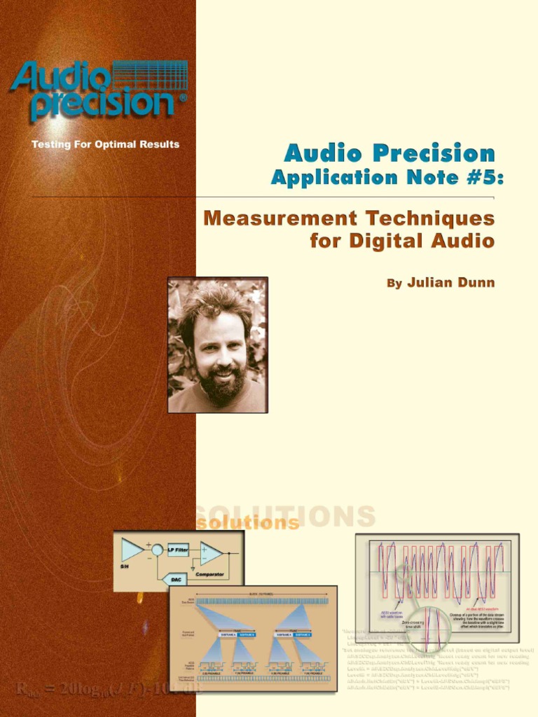 Audio Precision AN5 Digital Audio Measurement | PDF | Sampling (Signal ...