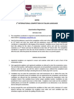 Exam Regulations 2014 Italian