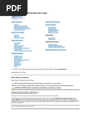 Optiplex Gx150 User S Guide En Us Electromagnetic Interference