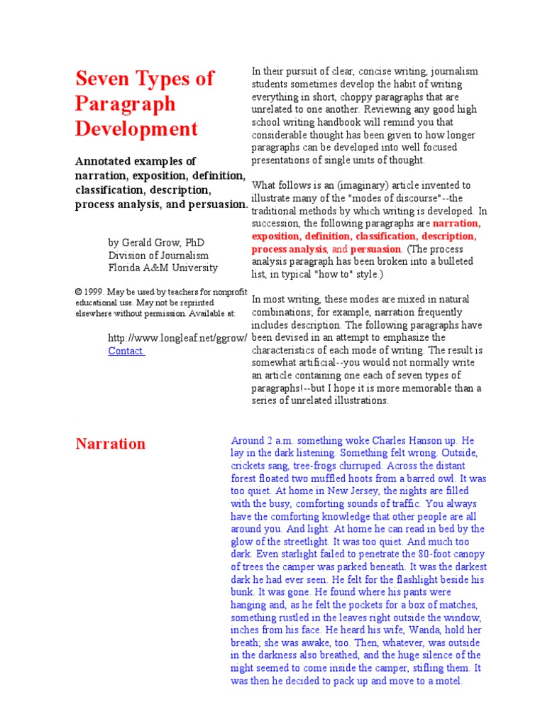 Paragraph Development | PDF | Business