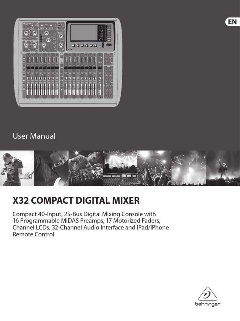 Behringer X32 Compact Manual PDF Audio Engineering Sound Recording