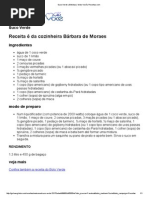 Suco Verde _ Bebidas _ Mais Você _ Receitas