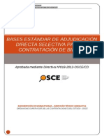 Bases Estándar de Adjudicación Directa Selectiva para La Contratación de Bienes