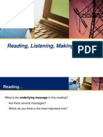 Reading Listening