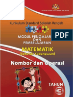 Modul P&P Nombor Dan Operasi Tahun 3