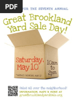 Download Great Brookland Yard Sale 2014 Announcement by Tom Bridge SN213434663 doc pdf