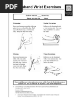 Theraband Wrist Exercises