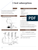 Important Design Factors: Fixed Bed Adsorption