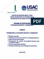 Modulo 1 Psicologia Educativa PDF