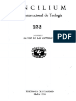 Concilium 232 - La Voz de Las Victimas (1492 - 1992) PDF