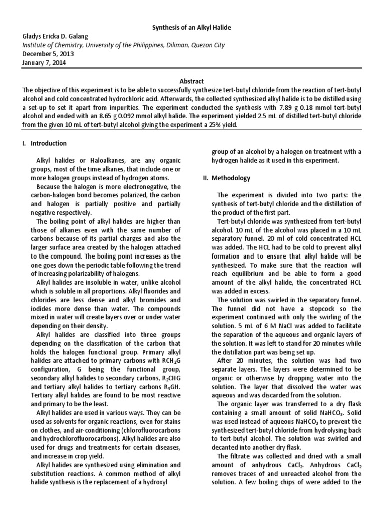 Alkyl halide group image