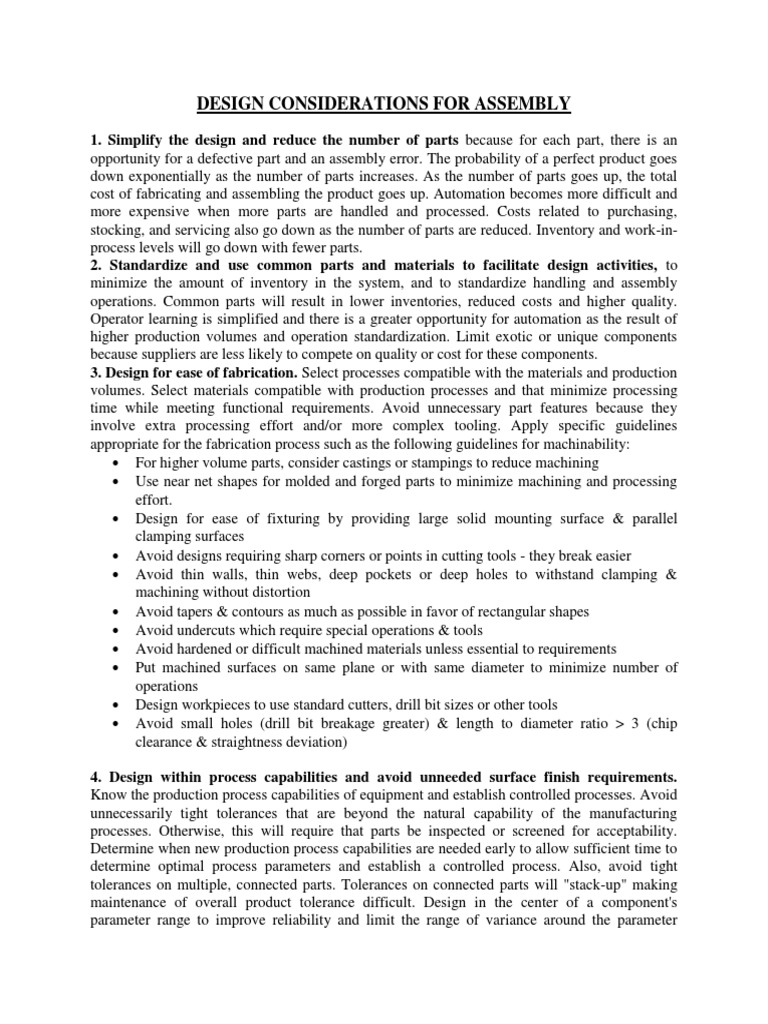 Schematic Assembly Design Guidelines | PDF | Business | Computers