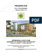 PhD Prospectus 2013 14