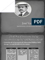 Presenstación José Vasconcelos