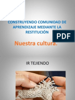 Construyendo Comunidad de Aprendizaje Mediante La Restitución 1