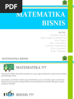 MATEMATIKA BISNIS (By - Yettifitriyanti)