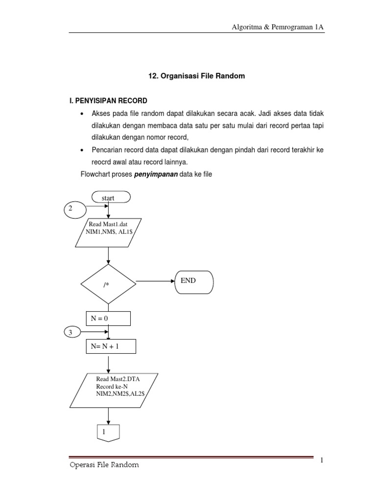 Organisasi File Random dalam Algoritma | PDF | Komputer | Teknologi ...