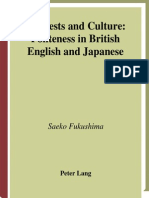 Politeness in British and Japanese