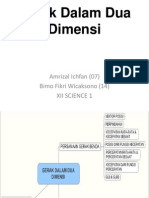 Gerak Dalam Dua Dimensi