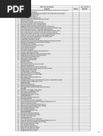 18th Floor Snag List