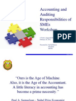 Accounting and Auditing Responsibilities of Sme's