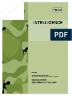 FM 2-0 Intelligence Manual Provides Framework for Intelligence Operations