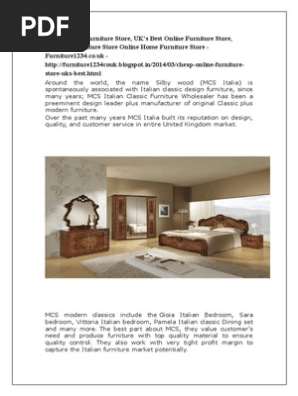 A Mcs Best Furniture Product In Furniture1234 Co Uk Retail Supply Chain Management